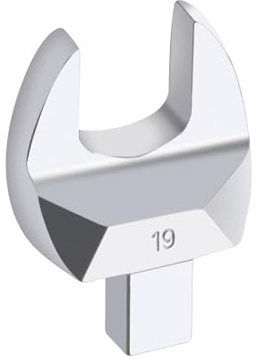 ATsafepro Maul-Einsteckwerkzeug Drehmoment Gabelschlüssel, 9x12mm Einsteck-Maulschlüssel,Austauschbarer Drehmomentschlüssel 19 mm