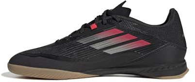 adidas Unisex F50 League Football Boots Indoor, core Black/Iron met./Lucid red, 8 UK