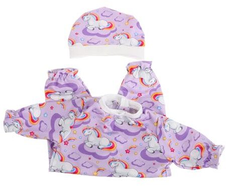 TOYANDONA 1 Satz Puppenkleidungsset Puppen Accessoires Puppenaccessoires Puppen Geschenkset Puppen Spielset Mini-Babypuppen Babypuppen-Outfits kleine Puppenkleidung Stoff