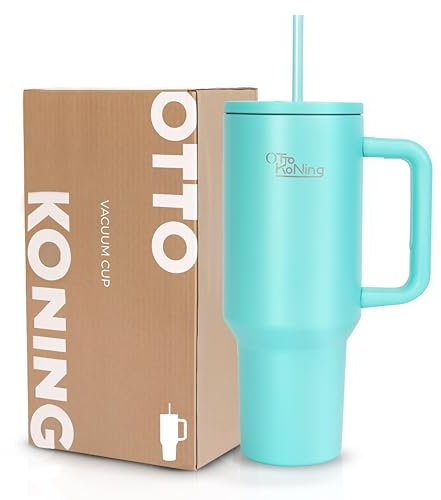 Botella Agua Acero Inoxidable 1.2L - Vaso Térmico con Doble Pared Aislada al Vacío. Mantiene Bebida Fría o Caliente durante horas. Vaso con Tapa y Pajita, Boca Ancha y Mango Cómodo. Termo sin BPA