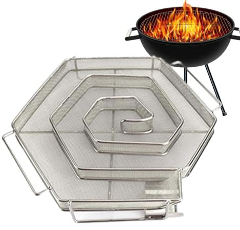 Vassoio per affumicatura, generatore di affumicatura a freddo | Tubo di affumicatura per barbecue caldo o freddo – caldo o freddo BBQ Smoker Grill Utensili da cucina Accessori per salmone affumicato