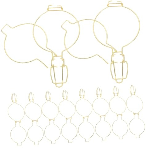 TOBBOMEY 10 Piezas Hebillas de Acero Inoxidable para Tarros de Vidrio Abrazaderas de Alambre para Sellado Seguro de Tarros de Miel Repuesto Resistente y Elegante para Cocina y Restaurante