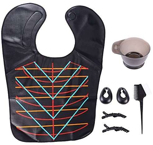 PLAFOPE Kit de Tinte Cabello Profesional Herramienta para Teñir el Cabello Accesorios de Plástico Duradero Práctico Set para Uso en Salones Casa para Aplicación Fácil y Limpia