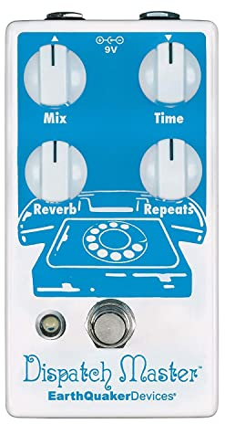 EarthQuaker Devices Dispatch Master V3 - Digitale Verzögerung und Nachhall mit flexiblem Schalter