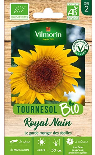 Vilmorin - Sachet de graines Tournesol Royal Nain BIO