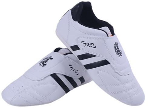 Zapatilla Ligera De Artes Marciales,Zapatillas De Taekwondo Antideslizantes,Zapatos Antideslizantes De Artes Marciales,Goma Transpirables Ligeros,para Hombres Mujeres NiñOs Adultos