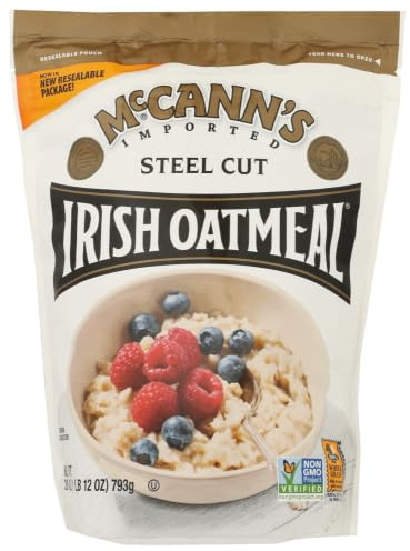 McCann's Irish Oatmeal, Traditional Steel Cut Oats, 28 Ounce Bag