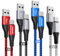 Cable USB C Charge Rapide [1M+2M+2M+3M, Lot de 4], Cable Chargeur USB Type C Tressé pour iphone 15, Samsung Galaxy S24 S23 S22 S21 S20 S10 S9, A32 A42 A51 A71 A80 A90, Note 20 10, Google Pixel 6 7