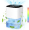 Vicloon Deshumidificador 2000 ML, Deshumidificador Eléctrico Portatil para Hogar, Silencioso, Bajo Consumo, Luz LED de 7 Colores, Apagado Automático,Contra Humedad para Dormitorio/Armario/Baño