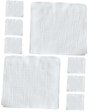 BESTYASH 8pcs Muslin Burp Cloths for Boy Girl Cloths Reusable Diapers for Newborns Generous and for Boy Girl