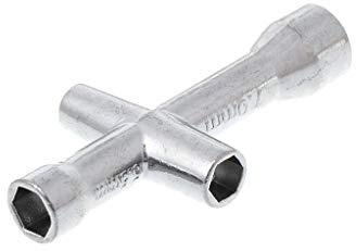 Aurgiarme HSP 80132 - Funda para llave cruzada de 4/5/5,5/7 mm, llave M4 para modelos de ruedas de coche Trax-xas