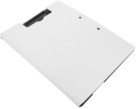 Hemobllo Carpeta Portapapeles Plegable Doble Clip Plástico Resistente para Oficina Escuela y Gestión de Documentos