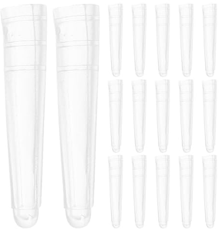 Mikikit 300 Embouts de Protection en Silicone Antidérapants pour Pinces à Épiler Coudés Kit 300 Pièces Étuis Réutilisables pour Extensions de Cils Protection Hygiénique pour Outils de