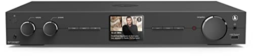 Hama Sintonizzatore HiFi DIT2006BT con radio Internet, DAB/DAB+, Bluetooth (sintonizzatore HiFi con radio Internet, radio digitale/FM, WLAN, ricevitore stereo Spotify, telecomando, USB/AUX, sveglia)