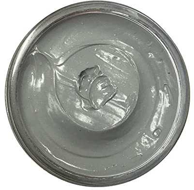 Famaco 50ml Grey Light Gris Leather Deluxe Cream Polish for Boot and Shoe with Application Sponge - Long Lasting Shine Protector Kit for Boots and Shoes