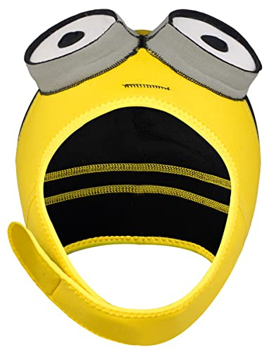 Wetsuit Hood Yellow Man 3mm Neoprene Scuba Diving Hood for Men Women Children, Scuba Dive Cap Hat Thermal Surfing Hood with Flow Vent for Snorkeling Swimming Water Sports (Yellow)