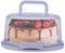 Bvizyelck Porta Tartas, Caja De Transporte Para Tartas Con Asa, Recipiente Para Tartas Con Tapa Y Asa, Portatartas De Plásticos, Contenedor De Pasteles Para El Transporte De Pasteles, Galletas