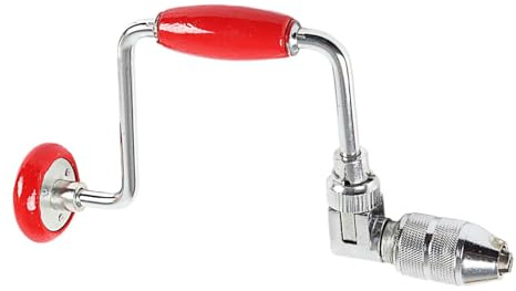 perfk Outil de perçage à manivelle multifonctionnel confortable, outil manuel de menuiserie, bricolage pour menuisier à domicile, bois, fibre de verre