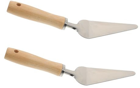 Amosfun 2piezas Espátulas De Cocina para Pizza y Postres Resistentes Duraderas y Fáciles De Guardar