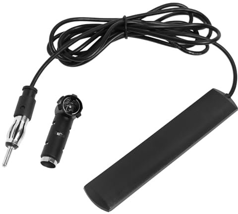 Adattatore Antenna Autoradio Interna Elettronica Amplificata Universale per Auto, SUV e Camion - DIN Parabrezza FM