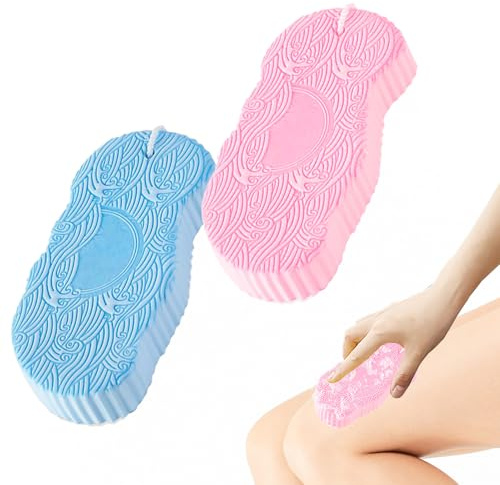 Dopsyesn Éponge Pour Bain De Bébé - Éponge De Bain Nid D'abeille Pour Soins Bébé,Gommage Doux Pour Corps Femmes Voyage Salle De Baignoire Douche