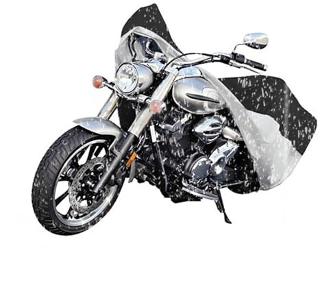 XXL Silver/Svart Vattentätt Motorcykelöverdrag För BMW R1150GS Adventure R1200GS R1200RT