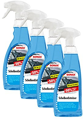 SONAX Scheibenenteiser Enteiserspray Defroster 750 Ml 4X