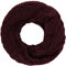 Compagno Damen Winterschal gefüttert Strickschal Winter Loopschal Damen-Schal Teddy-Futter Strick Loop, SCHAL Farbe:Weinrot