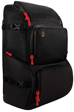 D'Addario Backline Gear Transport Backpack - Gear Bag for Musicians - Gig Bags - Mic Stand Gig Bag - DJ Bags for Cables - DJ Gear