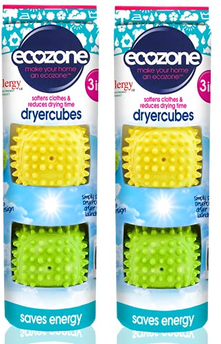 Ecozone Dryer Cubes 95g X 2 (Pack of 2)