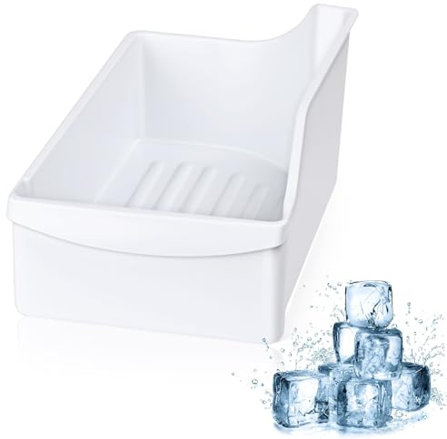 240385201 - Cubo de almacenamiento para cubitos de hielo compatible con piezas de refrigeradores Frigidaire Kenmore Crosley, repuesto para contenedor de congelador 7240385201 891419 AP2116228 PS430380