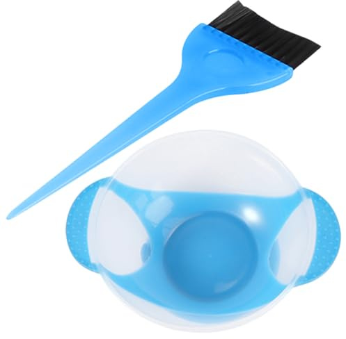 MERRYHAPY Set da Parrucchiere per Tintura Chioma con Ciotola per Miscelare Tinta e Pennello con Setole Flessibili Kit per Colorazione Fai da Te e Uso Professionale Ciotola Spessa con