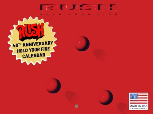 Rush Band Calendar 2027 30th Anniversary Test For Echo Edition Monthly Wall