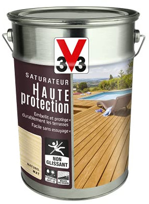V33 Saturateur terrasse Haute protection, Naturel 5L
