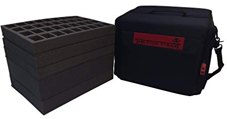 The Tyrant Army and Figure Case including foam, Made for Wargamers, DND Roleplayers & More