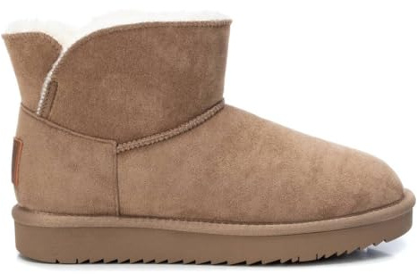 XTI - Botín Mujer Beige - Calzado Cómodo y Versátil - Moda casual - Modelo 04443606 (Talla 39)