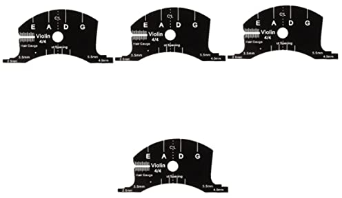 Vaguelly 4 Stück Violinenstege Aus Robustem Material Für Violinen Saiteninstrumentenzubehör