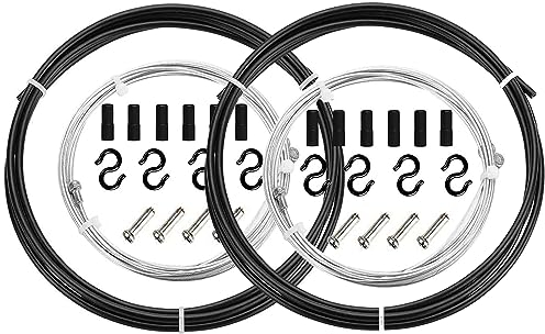 Bestgle 2 stück Fahrrad Bremszug Set,Universal Fahrradbrems Kabel, Schaltseil Innenzug Bremskabel,Bremsseil Bowdenzug Schaltzug für Rennrad MTB Mountainbike