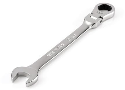 TEKTON 23 mm Flex Head 12-Point Ratcheting Combination Wrench | WRC26423