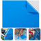 XZEIT Rustine de Piscine, Piscine Patch de Réparation, Kit de Réparation de Patch, Correctifs Auto-adhésives Rustine,Auto-adhésifs en PVC pour Piscine-Bleu