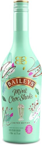 Baileys Mint Choc Shake Irish Cream Liqueur | Limited Edition | 17% vol | 70cl | Spirits | Chocolate, Vanilla & Mint Flavour | Great Over Ice Cream, Blended & in Cocktails | Share with Family