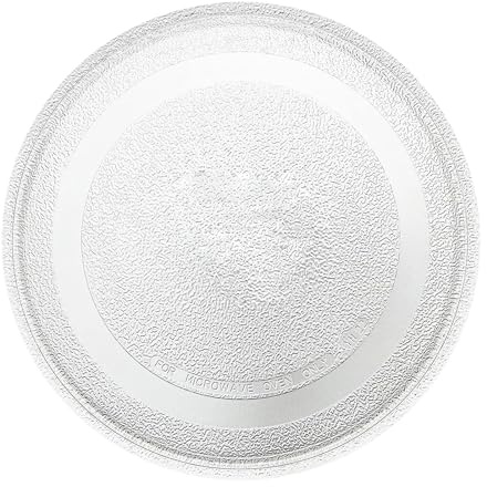 SPARES2GO Universal Microwave Turntable Plate Smooth Flat Glass Dish Tray (9.65 / 24.5cm / 245mm)