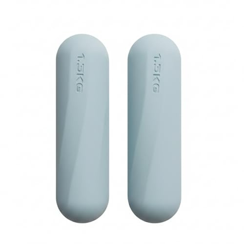 The You Hand Weight Bars (1.5kg Each) with Canvas Travel Pouch | Soft-Touch Silicone Dumbbells for Walking, Pilates, Yoga, and Home Fitness