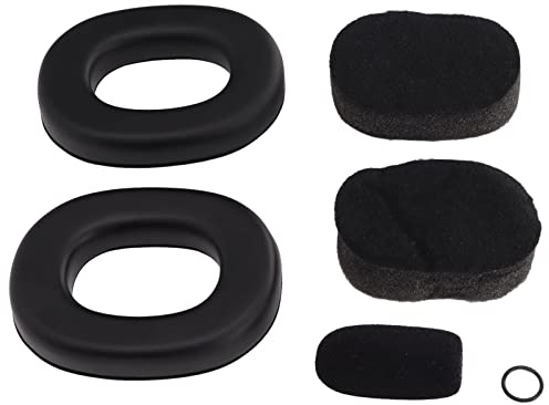Annadue Cuscinetti Auricolari per Cuffie Aeronautiche, Cuscinetti Auricolari in Silicone per la Riduzione del Rumore, Accessori per Cuffie Pilota di Ricambio per Aeronautiche