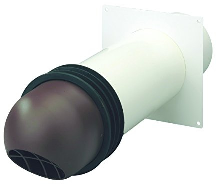 6 150mm High Rise Ventilator. Brown Grill for Tumble Dryer/Extractor Fan/Cooker Hood etc. (Brown)