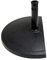 C-Hopetree 9kg Half Round Heavy Duty Base Stand for Outdoor Patio Market Table Garden Parasol Umbrella, Black