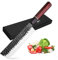 Golden Bird Cuchillo Profesional Nakiri 31.9cm Cuchillo de Cocina Cuchillo de Verduras Afilado Cuchillo de Chef Forjado a Mano con Alto Contenido de Carbono Multiusos para el Hogar Restaurante