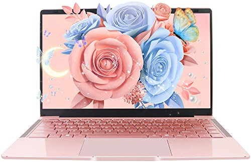 Fsjun 14 Zoll Roségold Laptop, 8G RAM 256G SSD, IPS FHD Display, 4core-4thread J4105,Ultra-dünn,USB3.0,HDMI,PC,Notebook