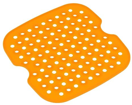 TOPBATHY 1 Pc Pad Friggitrici Friggitrice Ad Aria Perforata Schermo Filo Tortiera Gadget Roti Forni Alogeni Stufa Tostapane Friggitrice Ad Aria Istantanea Cucina Forno Orange Gel Di Silice
