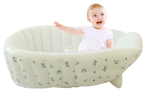 Bañera para niños – Asiento lavable para piscina – Soporte ajustable y plegable para bañera, niños y niños